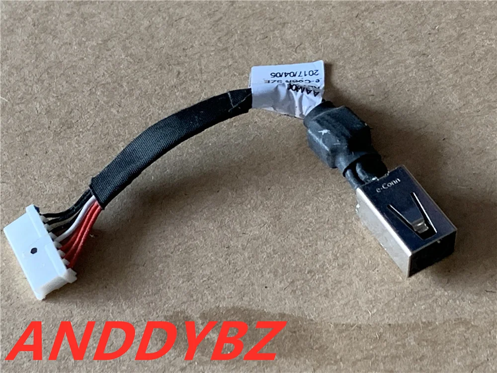 

New Genuine FOR Dell Precision 15 5510 XPS 15 9550 DC Jack with Cable 64TM0 064TM0 100% TESED OK