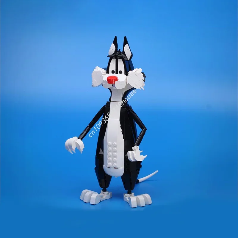 406PCS MOC Collectible Figures Sylvester (Cat) Brickheadz Model Building Blocks Stacking Brick Creative Educational Toy Kid Gift