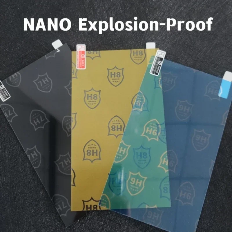 

50pcs 7H 8H 9H Explosion-Proof Film For Laser Cutting Machine Universal Film For Mobile Phone Flat Screen