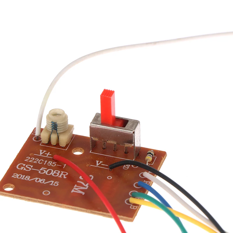 Scheda trasmettitore e ricevitore PCB circuito telecomando 4CH RC 27 MHz con sistema radio antenna per giocattolo camion auto