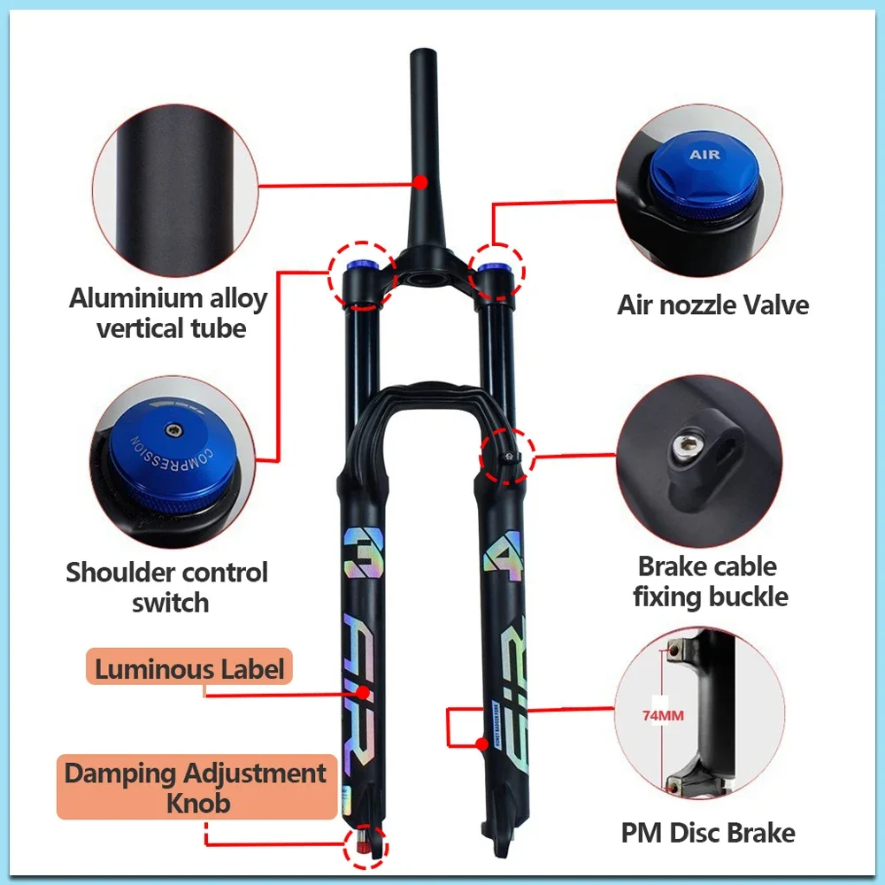 MTB Air Suspension Fork 26 