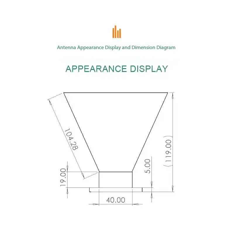 1.6-18GHz 16dBi Double Ridge Horn Antenna for EMC EMI Testing C Ku K Band Standard Gain Horn Antenna for Anechoic Chamber