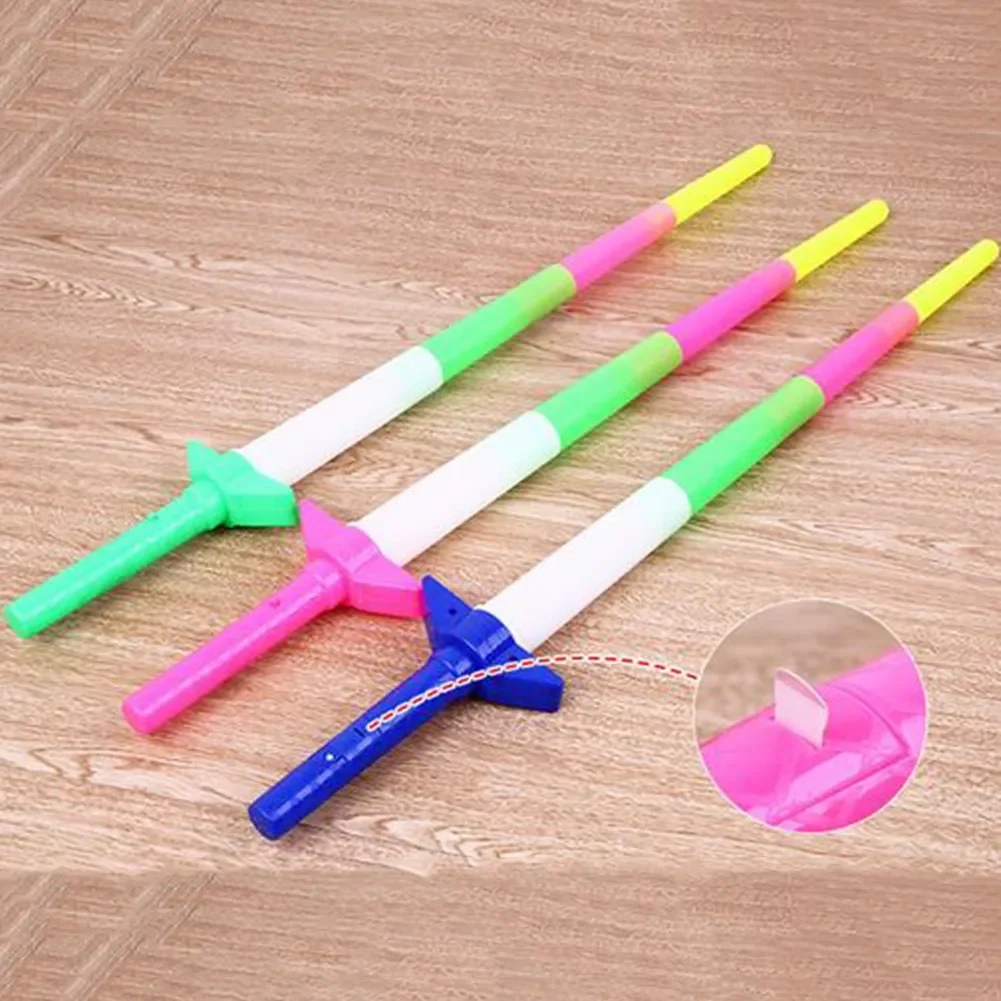 2pcs 4 Section Extendable LED Glow Sword Kids Toy Glowing Stick Concert Party Props Colorful Light Up Sticks for Party Kids Gift