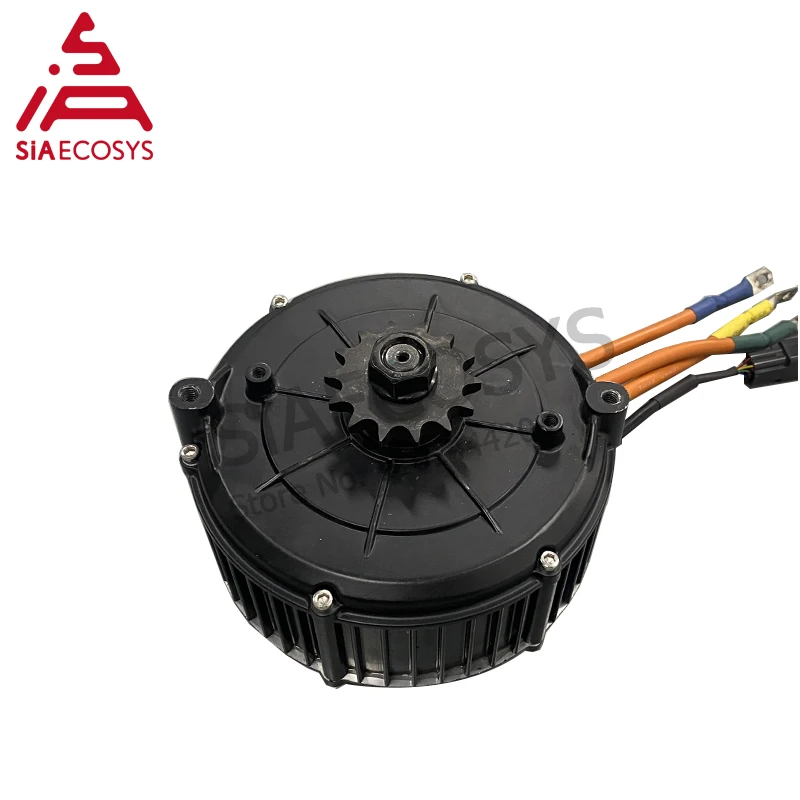 QSMOTOR 165 5000W 72V 35H V2 Encoder PMSM Mid drive Motor Dirtbik E-motorcycle