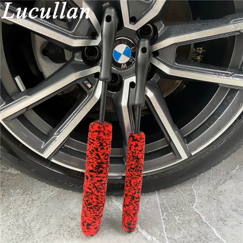 Lucullan Wheel Woolie Car Detailing Brush Adjustable 16\