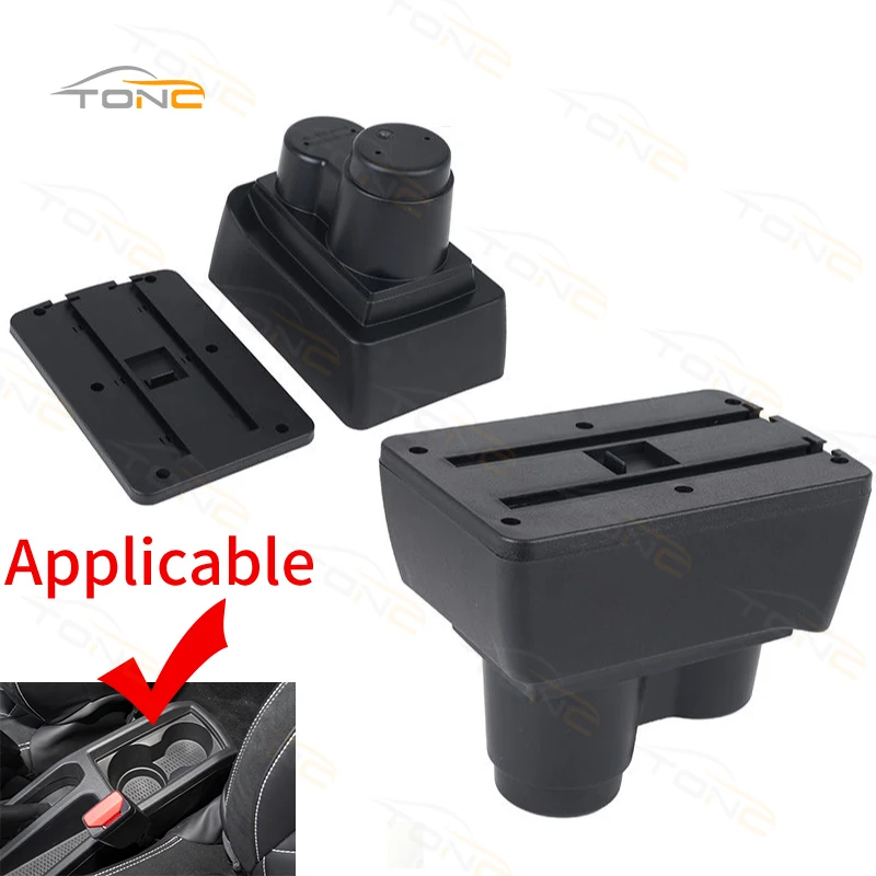 For Renault Duster Armrest For Dacia Duster Armrest Box 2019-2022 Center Console Storage Box Decoration Accessories with USB