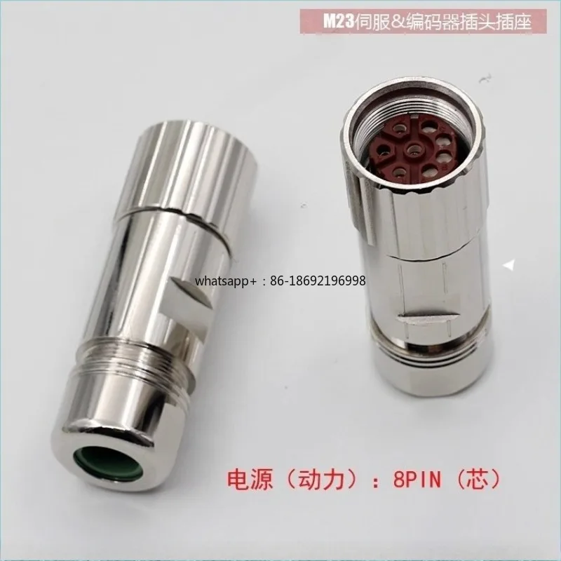 M23 Connectors 6, 8, 12, 17, 19 Pins Male and Female, Pinhole Servo Motor Encoder Socket Plug