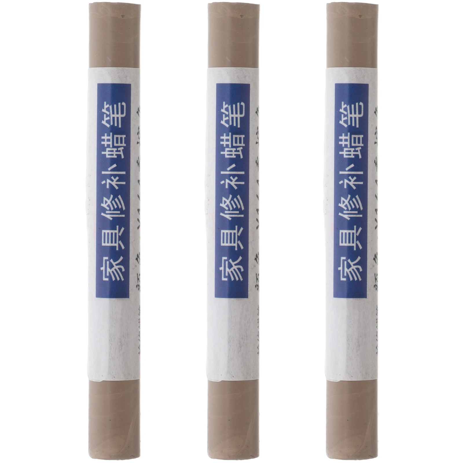 

3 PCS Furniture Refinishing Paste Repair Markers for up Products Kit Wax Brown Fill Stick Pen