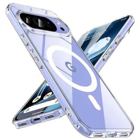 For Google Pixel 10 Shockproof Wireless Charging Strong Magnetic Case For Google Pixel 10 Pro XL  5G Clear Back Cover Phone Case
