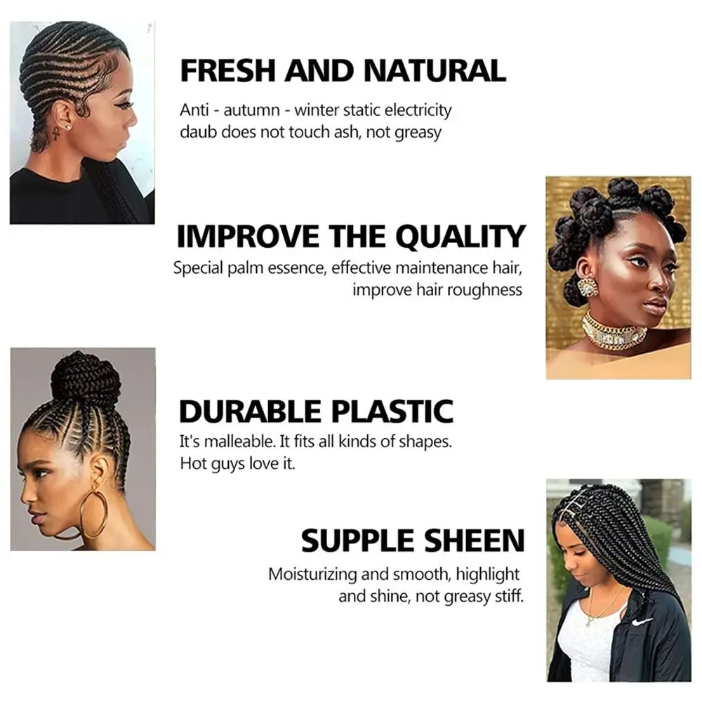 

Natural Shine And Jam Moisturizing And Shaping Styling Products Dirty Braid Gel Hair Gel Hair Wax Edge Control