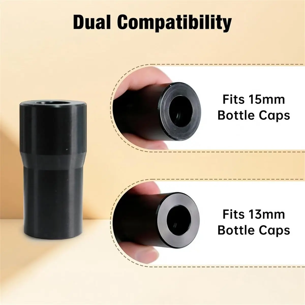 Perfume Bottle Capper, Pocket Size Manual Perfume Crimper 13mm & 15mm Bottle Sprays Capping Tool for Home Travel