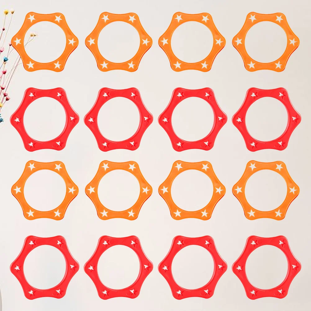 

16pcs Anti-Slip Ring For Microphone Skidproof Circle Handheld Mic Protector Shockproof Mount Ktv Stage Performance Dance Ball