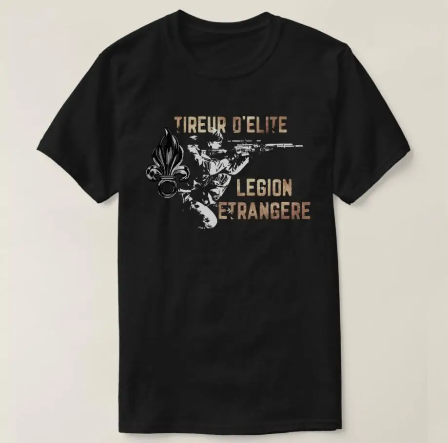 French Légion Etrangère Sniper Military Support T-Shirt Short Sleeve Casual 100% Cotton O-Neck  T Shirt