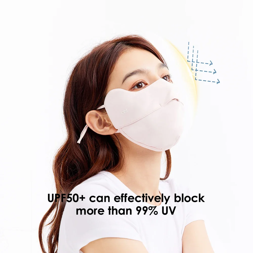 US Stock OhSunny Sun Protection Face Shield Anti-UV UPF50+ Summer Outdoor Quick Dry Open Nose Breathable Cooling Fabric