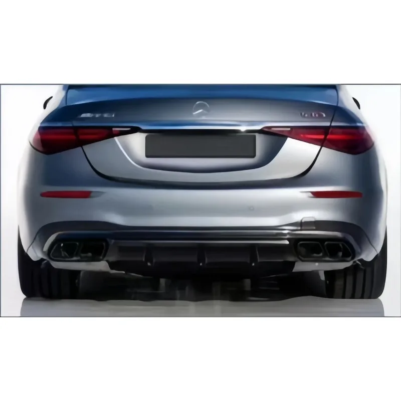 ناشر خلفي من ألياف الكربون الجافة W223 عالي الجودة لمصدات سيارة Mercedes Maybach W223 #3