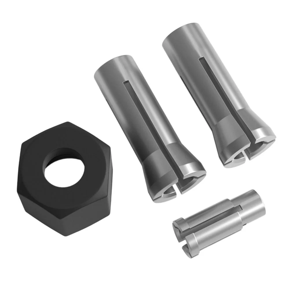 

Engraving Machine Nut Chuck 6.35 6 3.175MM Collet Chuck With Nut For Engraving Trimming Machine Electric Router Milling Cutter