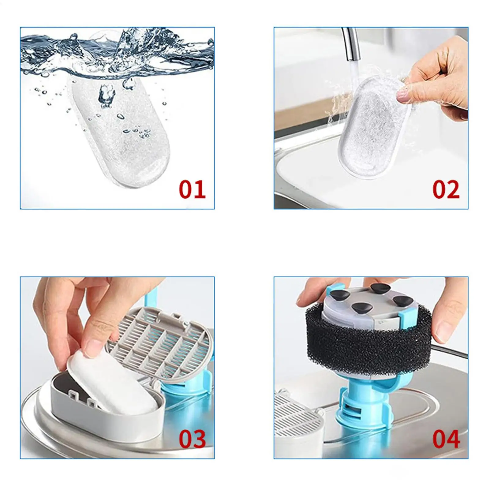 Filters For Cat Water Fountain 12-Set Cat Water Filter Household Supplies For Feeding Dispenser Faucet Health Flower Everyday