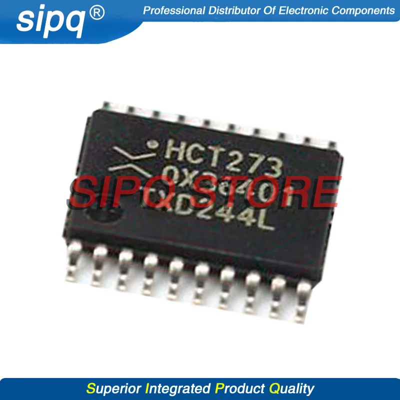 10PCS/LOT 74HCT273PW,118 74HCT273PW 4.5V~5.5V 36MHz 30ns@4.5V,50pF D-Type 8 8uA TSSOP-20 Flip Flops NEW Original