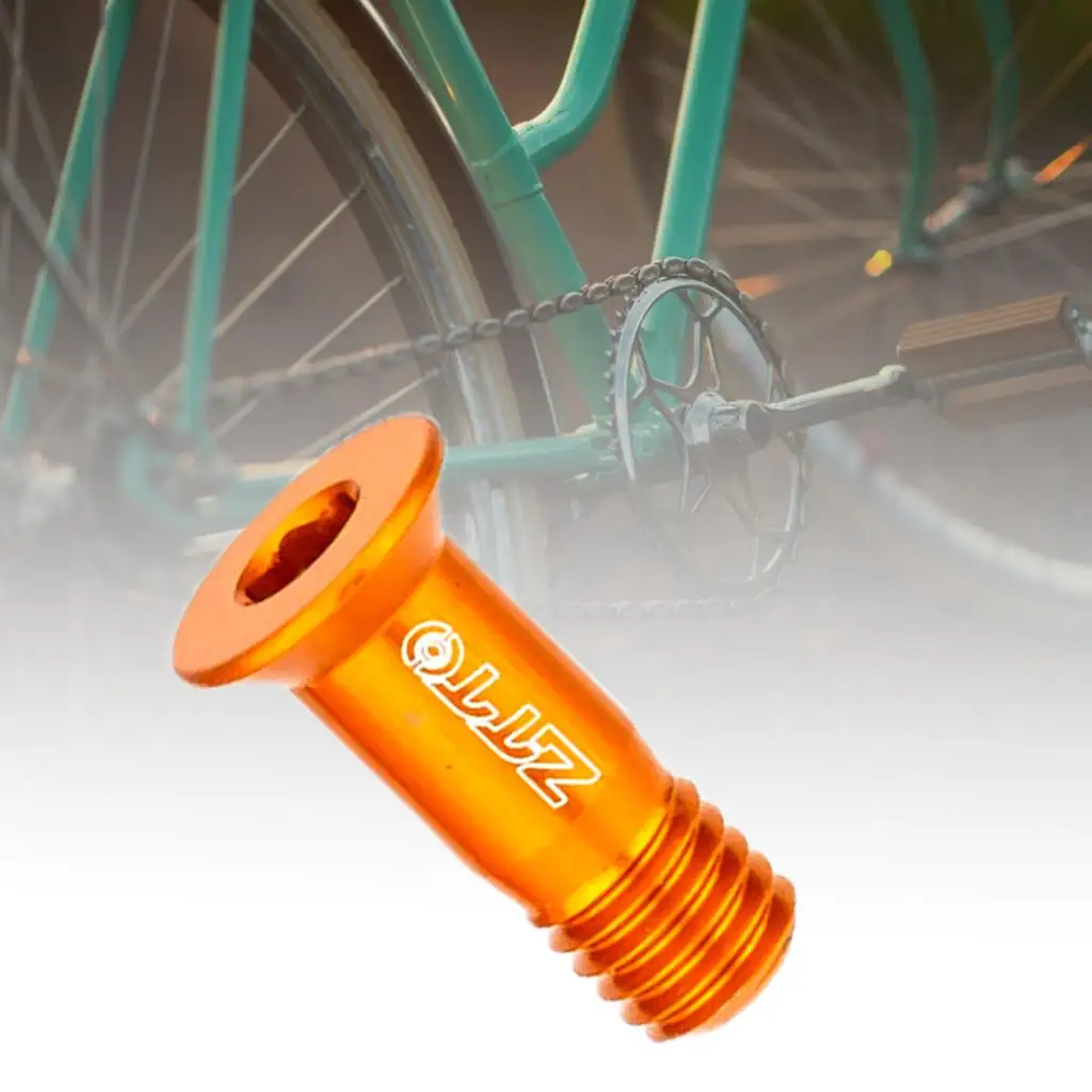 3-6pack Guide Roller Screw Tension Jockey Wheel Repair Bolt Road Bike Orange