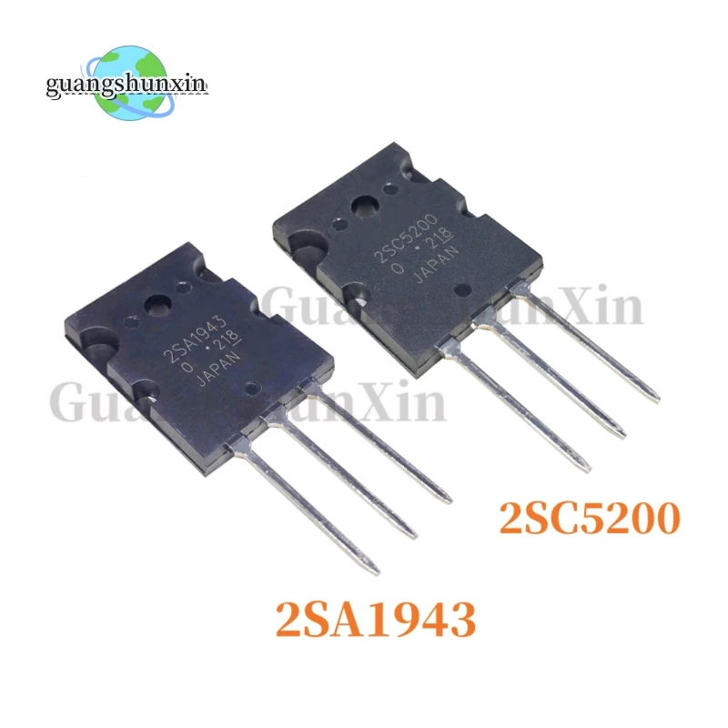 5PCS 2SD718 2SB688 TO-247 2SA1943 2SC5200 A1943 C5200 D718 D688 TO-264  amplificador de Audio par tubo triodo Transistor