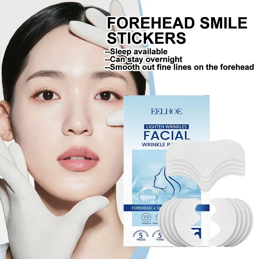 Forehead Sticker Reusable Anti Wrinkle Forehead Patch Patch Comfortable Care To Carry Easy Silicone Facial Silicone Soft L0J0