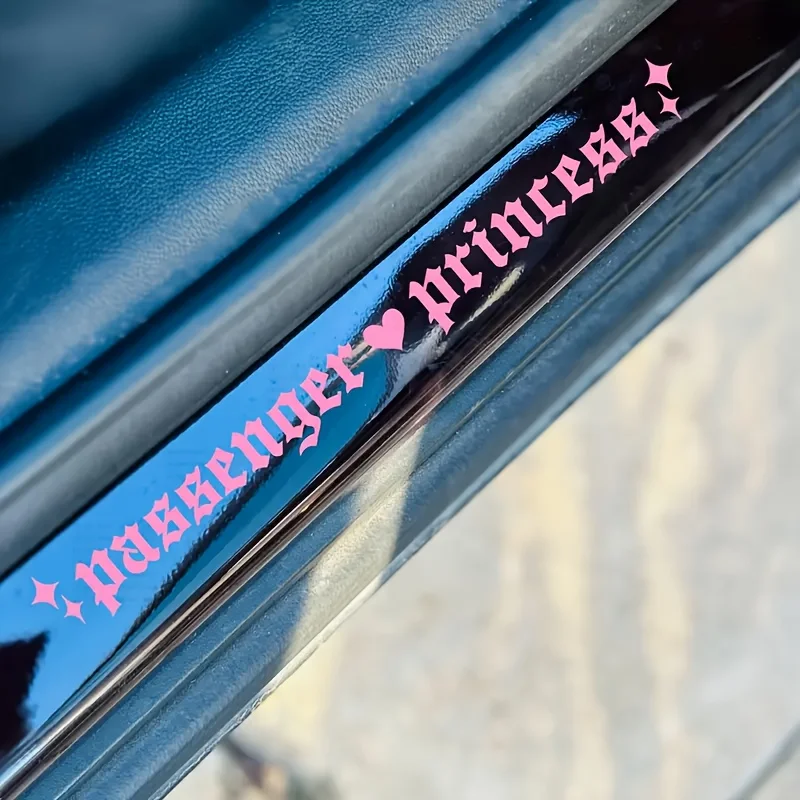 Ladies Car Stickers, Star Heart Fashion Window Vinyl Stickers, Cute Car Decorations, Trendy Vinyl Stickers, Exclusive Stickers