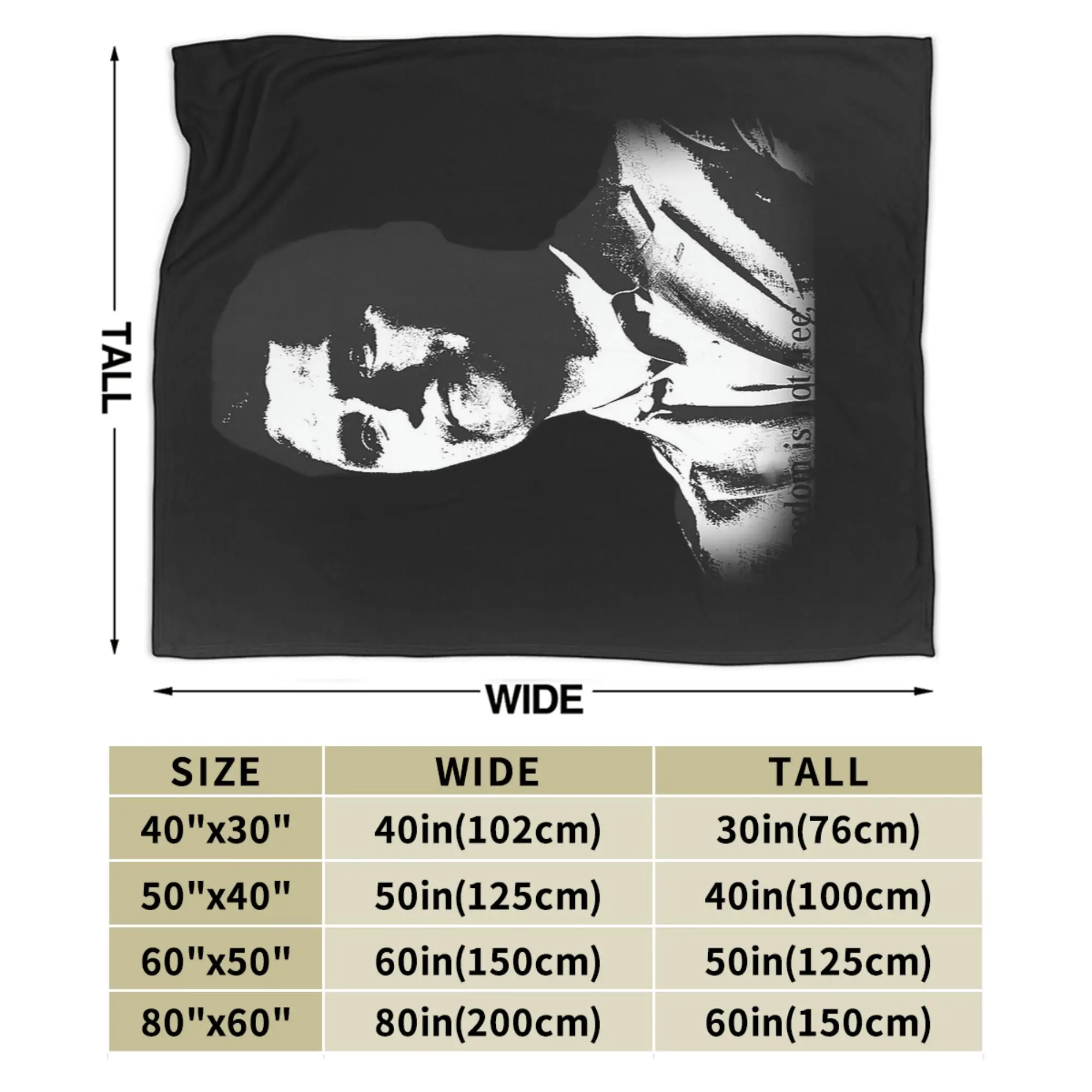 تشارلي كيرك إقتباس الرسم بطانية لينة دافئة مضحك أفخم رمي بطانية للطلاب غرفة المعيشة الفانيلا المفرش غطاء السرير #6