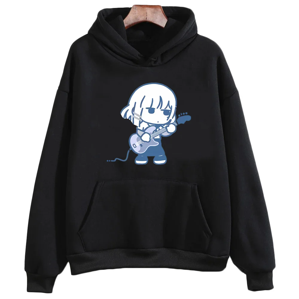 

Hitori Gotou Bocchi the Rock! hoodies women Winter gothic Hood female anime Pullover