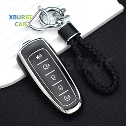 5 Button Shell Fob TPU Car Key Case Cover for Lincoln MKS MKT MKX MKZ Navigator For Ford Edge Explorer Escape Focus Taurus Flex
