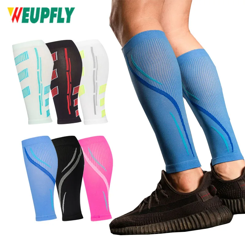 1 Pair Calf Compression Sleeve Men Women - 20-30mmHg Shin Splint Compression Sleeve Recover Varicose Veins,Torn Calf&Pain Relief