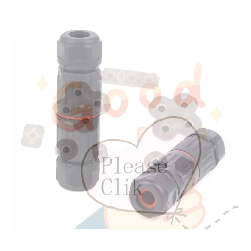 【HG】IP68 Cable Connector Electrical Terminal Wire Adapter CDF-M3 2/3 Core Straight Through Connector Outdoor Waterproof Joint