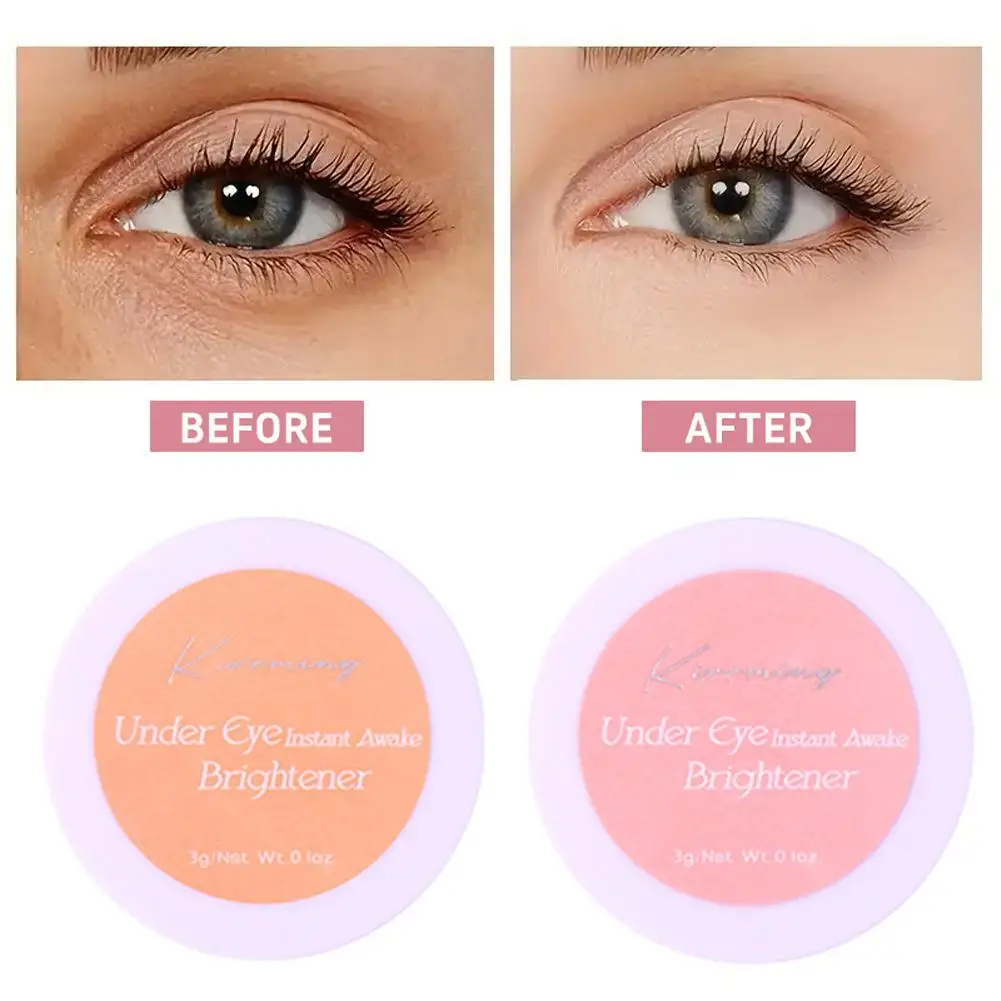 2 色輪郭コンシーラーパレットブラシ保湿スポットカバレッジにきびメイクアップコンシーラーサークルフルダーククリーム Cosm U3T6