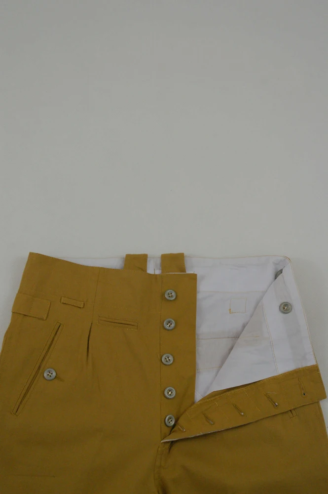 GUTD-001 WWII German DAK/Tropical Afrikakorps Elite sand trousers M43 - Italian 'SAHARIANA'