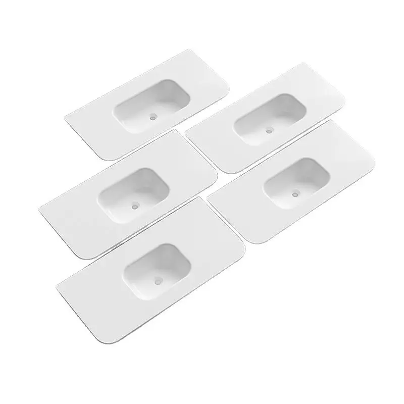 

Polymer artificial stone integrated basin household hotel trade bathroom cabinet