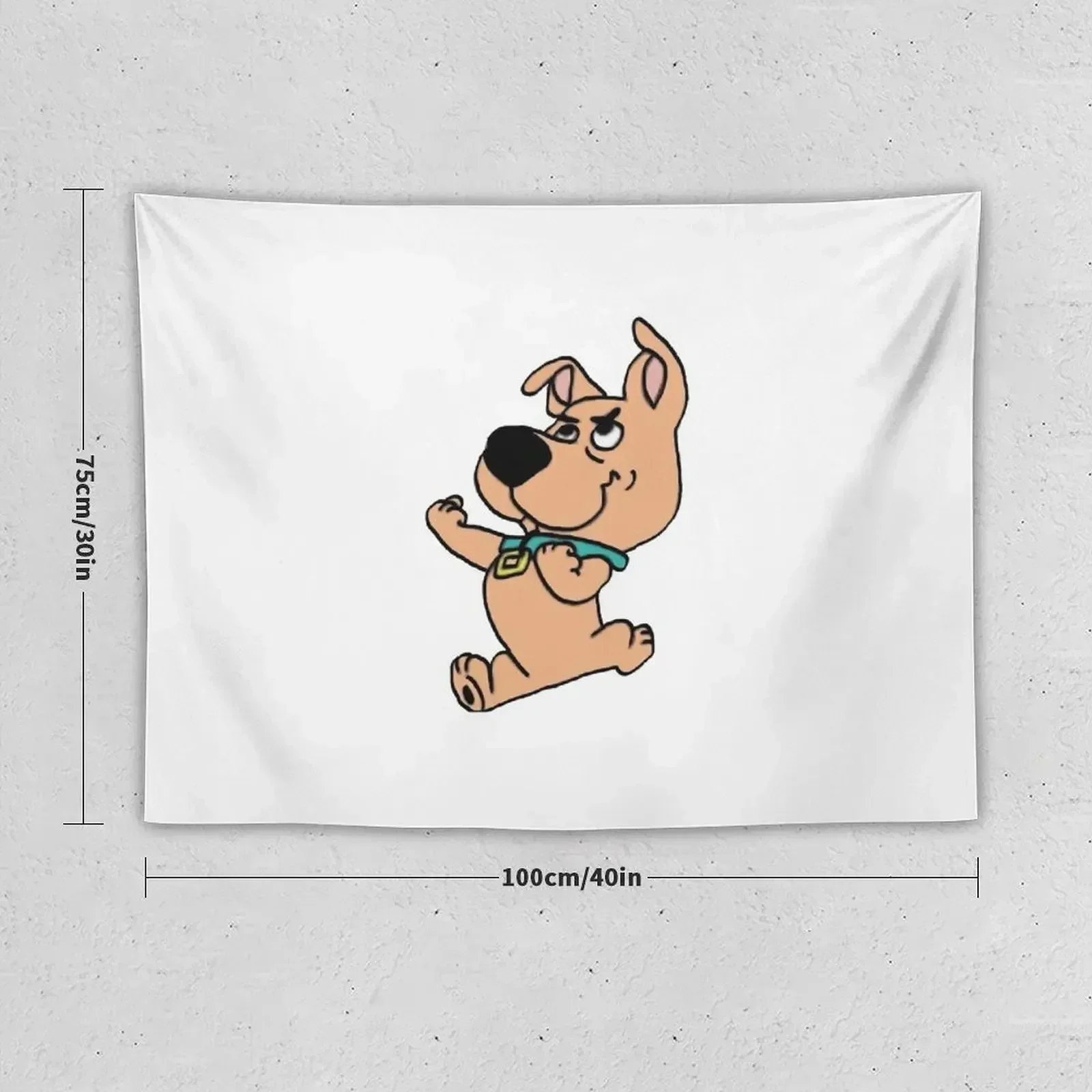 scrappy doo fists outlined Tapestry Aesthetic Room Decor Korean Room Decor Aesthetic Decor For Room Tapestry