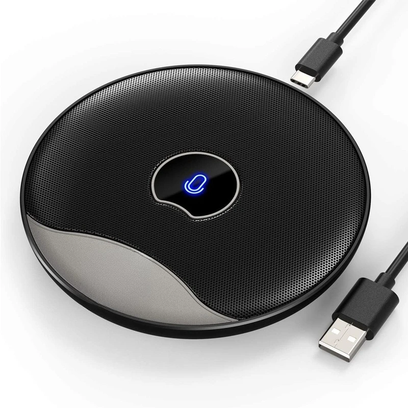 

Desktop pickup conference microphone USB computer full point 360 ° recording microphone full point radio