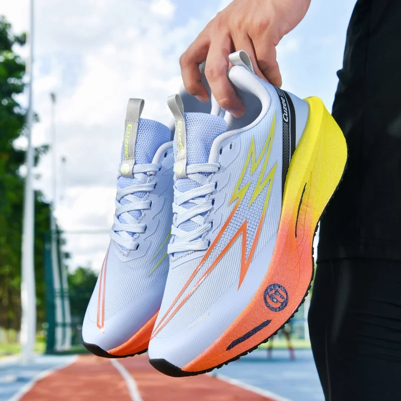 Laufschuhe für Herren mit Carbonplatte, Marathon-Spezialität, atmungsaktiv, leicht, bequeme Outdoor-Sportschuhe für Damen – Detail 20