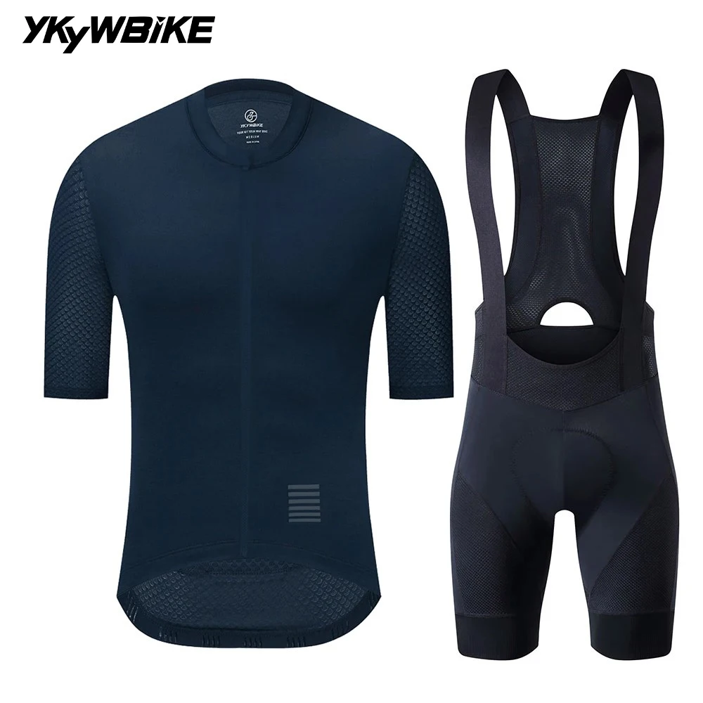 Ykyw Männer Radfahren Kurzarm Trikot Kleidung Set Sommer atmungsaktiv MTB Radsport Träger hose Fahrrad hose Kit Fahrrad anzug Maillot – Detail 11