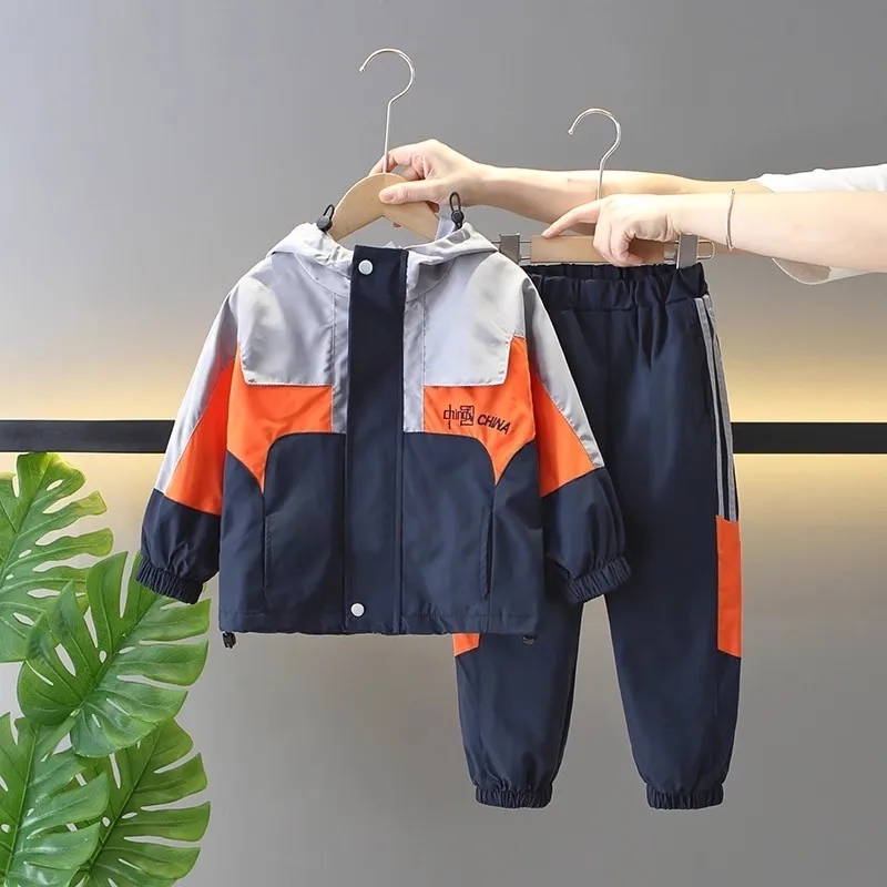 

Spring Autumn Baby Boys Girls Clothes Children Sports Jacket Pants Sets Toddler Clothing Kids Tracksuits 2pcs for 3-12T