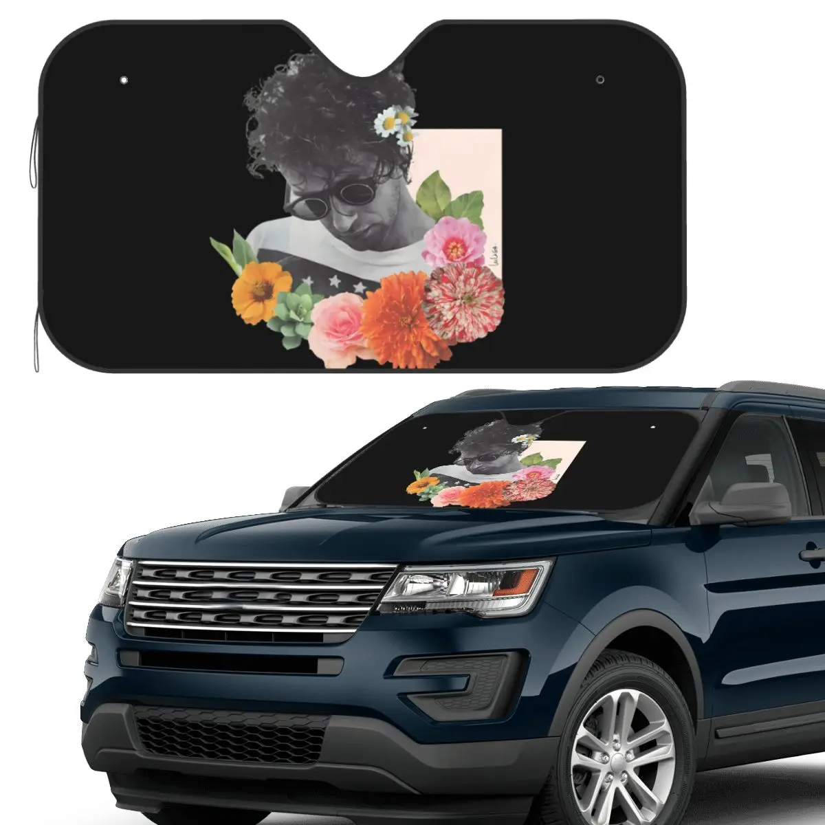 

Gustavo Cerati Music (4) Sunshade Windscreen Car Front Windshield Window Sun Visor Accessories Covers