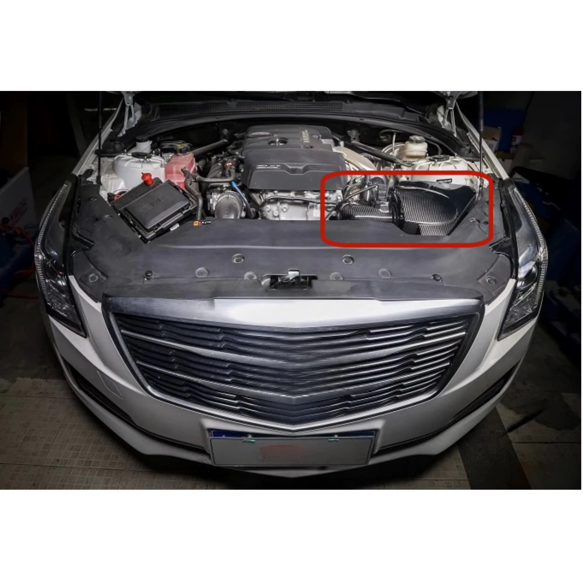 

2014+ ATS ATSL 2.0T Street Version Genuine Carbon Intake Manifold with Air Filter Pipe & Cooler Airflow
