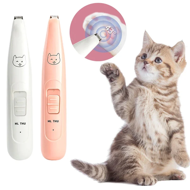 Dog Ear Eyes Paw Hair Cutter Pedicure USB ChargingProfessional Electric Pet Foot Hair Trimmer for Dogs Cats Hair Clippers