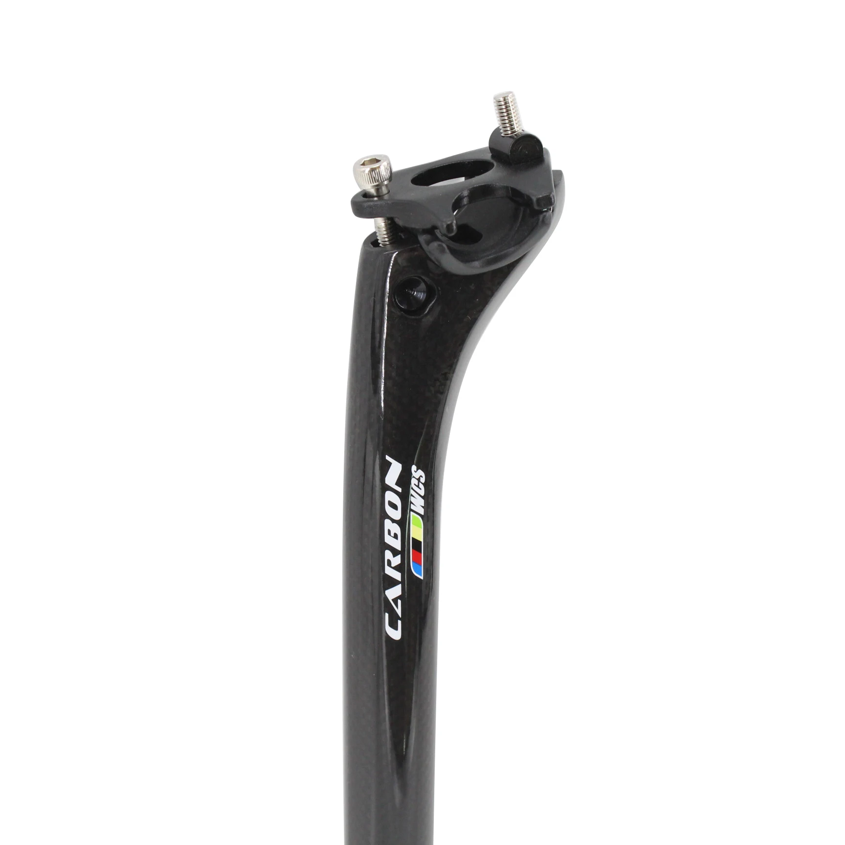 Nowy rower szosowy i górski 3K sztyca z włókna węglowego sztyca rowerowa z włókna węglowego MTB 25.4/27.2/30.8/31.6mm 25mm przesunięta sztyca podsiodłowa