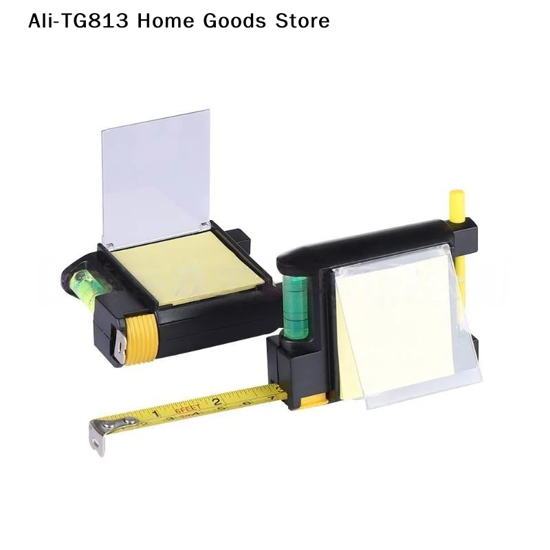 [TG813]Four In One Multifunctional Tape Measure Level With Notes And Pen Tape Measure+Level Gauge+Notes+Pen