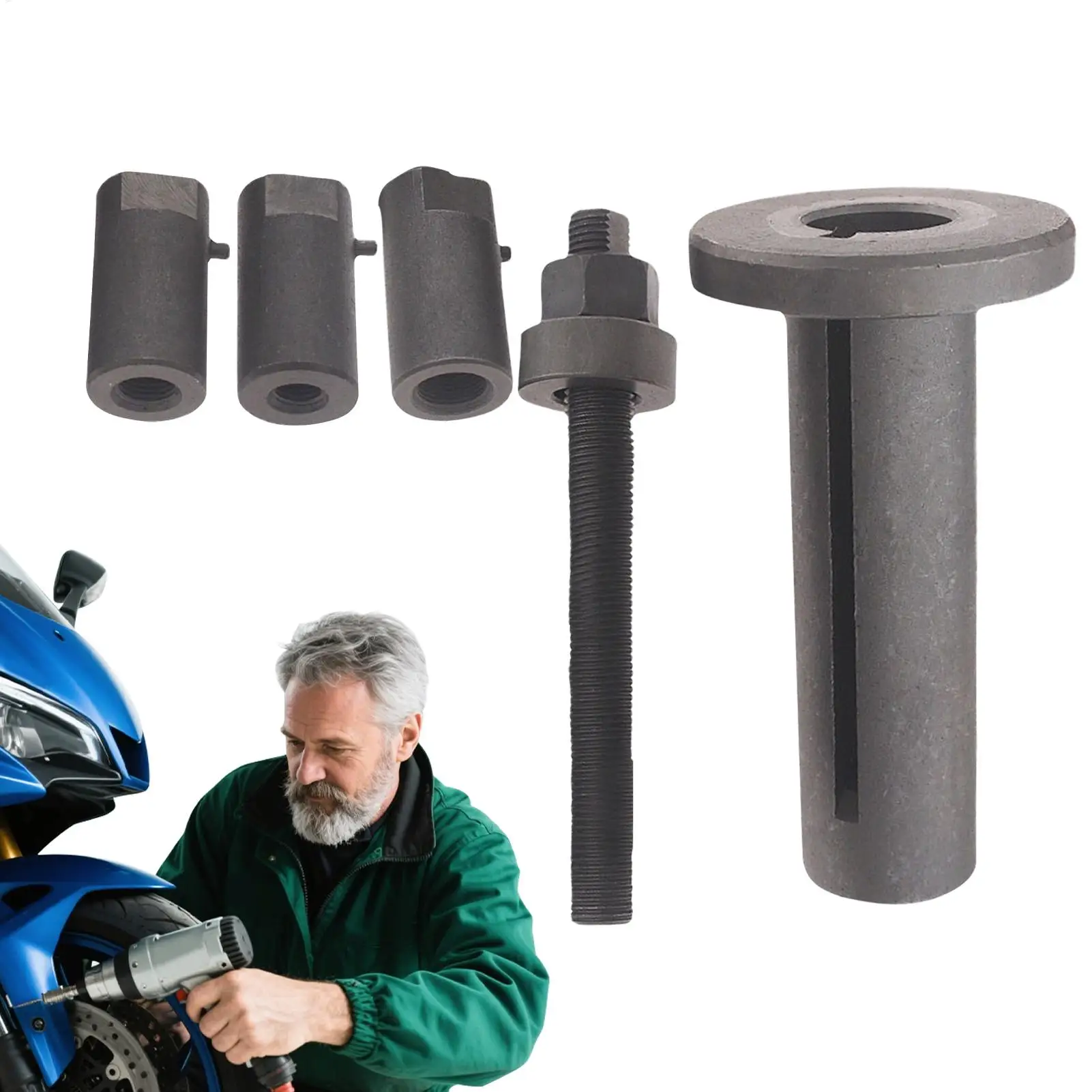 

Crank Puller Motorcycle Crank Removal Tool Stainless Steel Professional Repair Kit Replacement For Maintenance Care Repairing