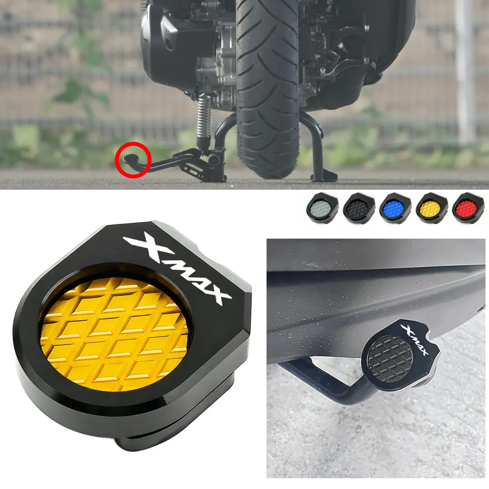 For XMAX300 XMAX250 XMAX 300 XMAX 250 Motorcycle Main Stand Senter Stand Enlarge Pad Anti-slip Cover