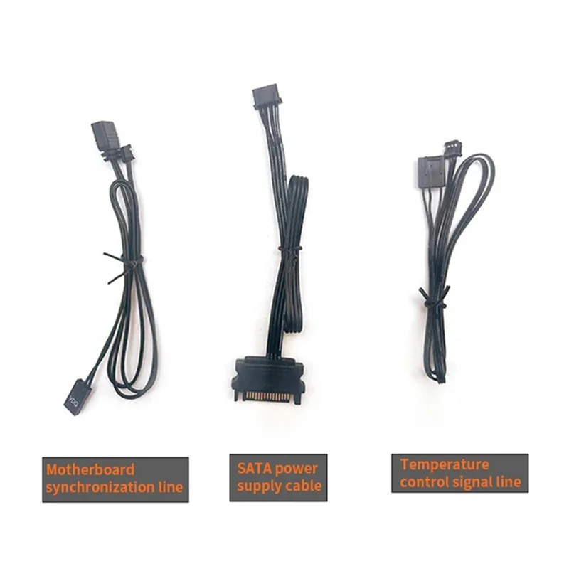 AM-5V 3Pin ARGB Fan HUB Splitter Remote Controller With 4Pin PWM For PC Cooling SYNC CPU Cooler LED Light Strip