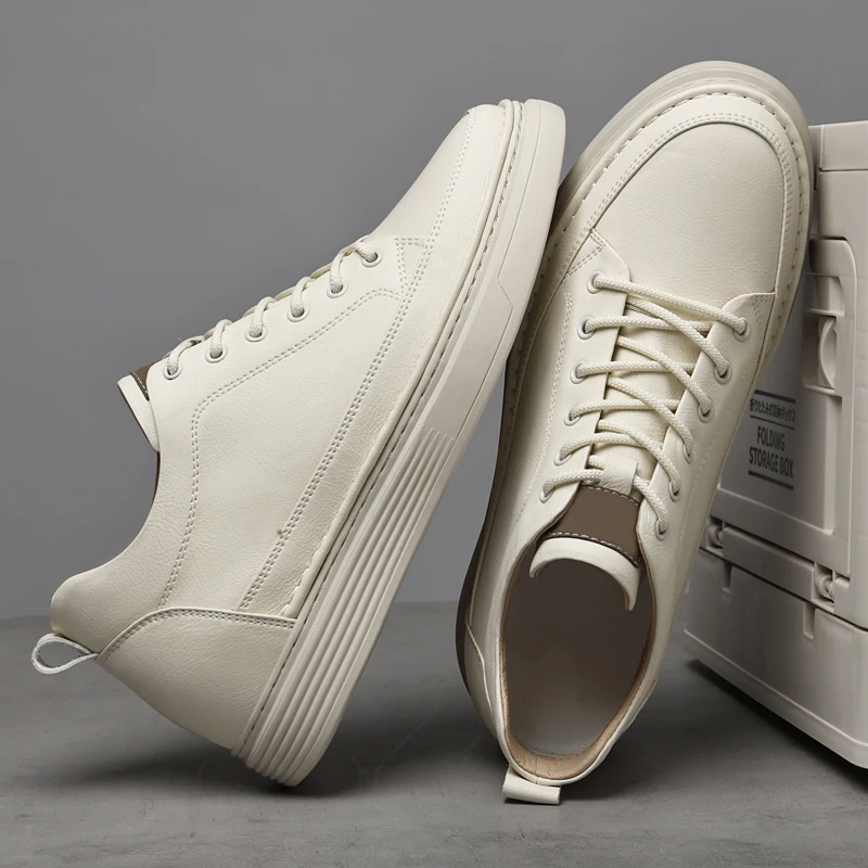 Mens Business Casual Shoes Large Size37-47 Leather Oxfords Shoes Comfortable Pointed Toe Formal Dress Footwear Leisure Sneakers