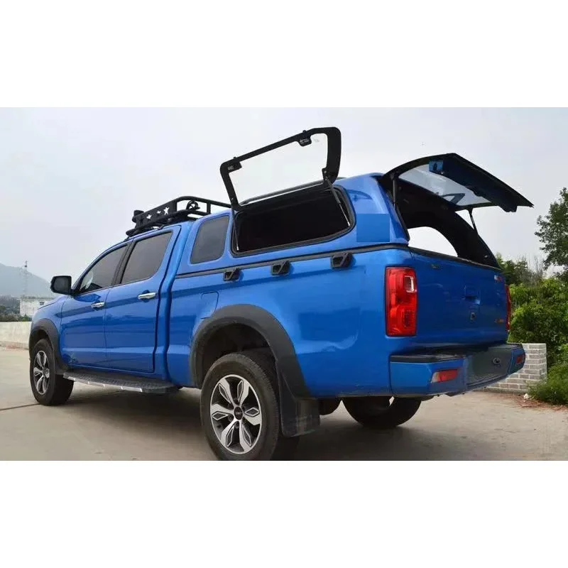 

Hot Selling Waterproof Hardtop Canopy High Lid Flat Top Universal Pickup Truck Bed Cover Exterior Accessories