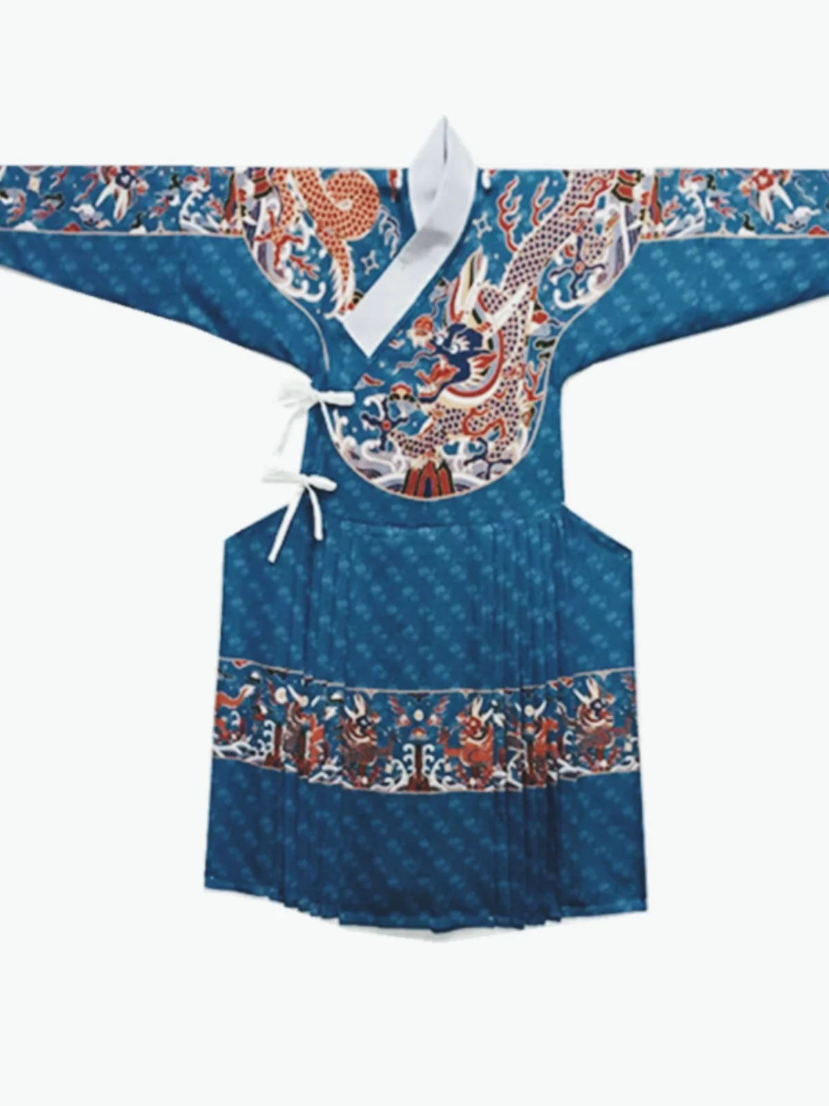 Hanfu traje de pez volador estampado para hombres y mujeres, mismo estilo, Ming